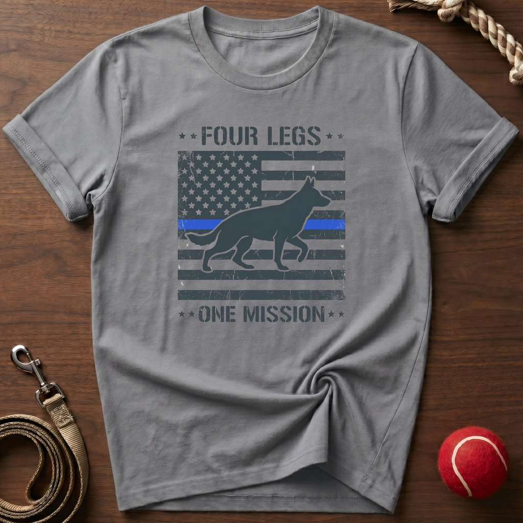 Blue Line. One Mission T-Shirt