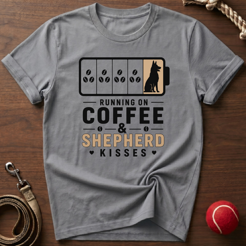 Running On Coffee & Shepherd Kisses T-Shirt