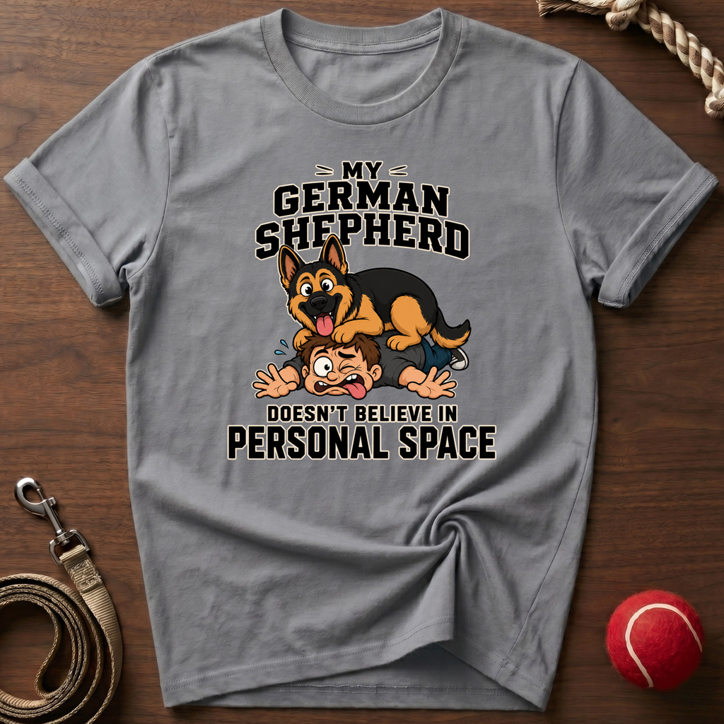 My Shepherd Doesn't Believe In Personal Space T-Shirt