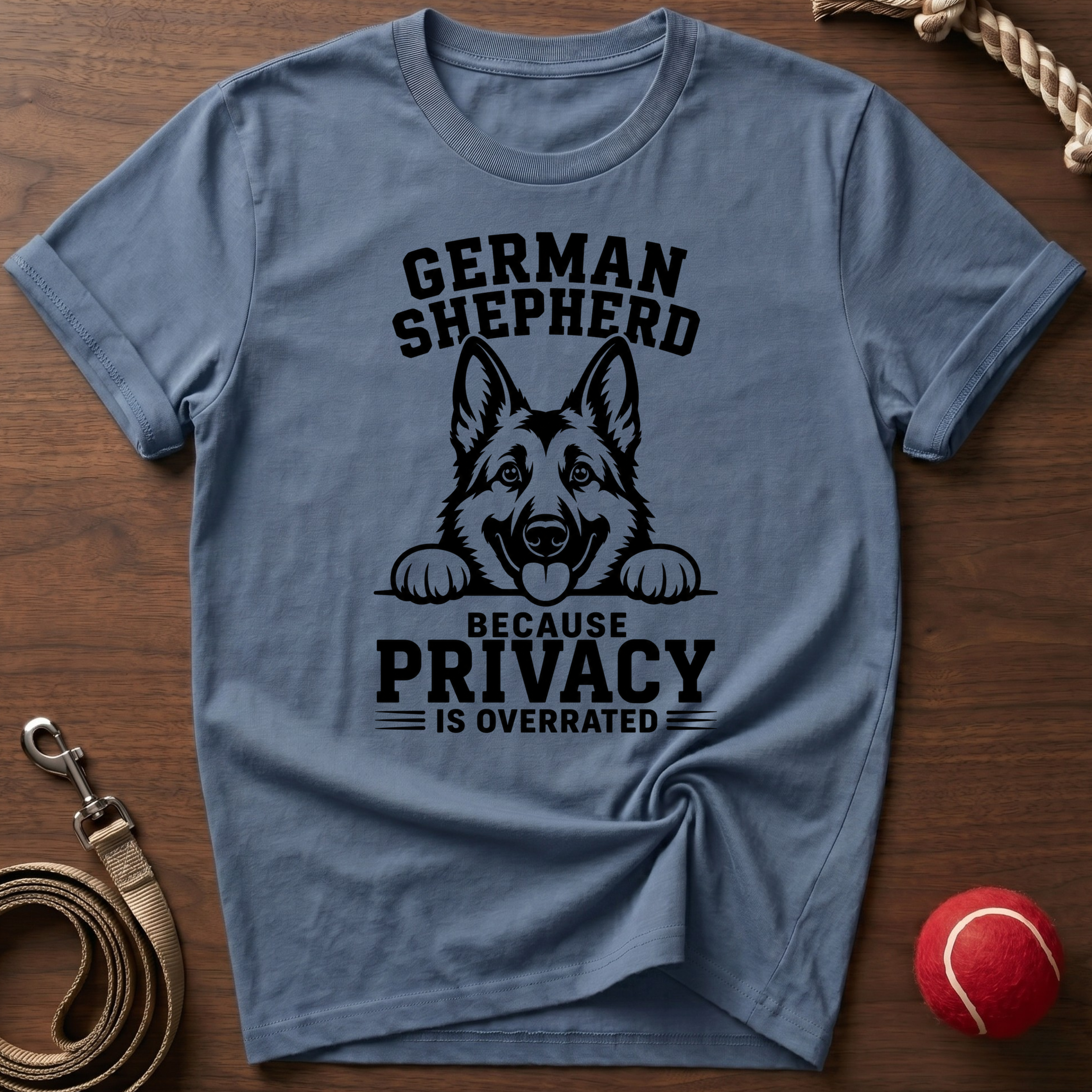 German Shepherd: Privacy Is Overrated T-Shirt