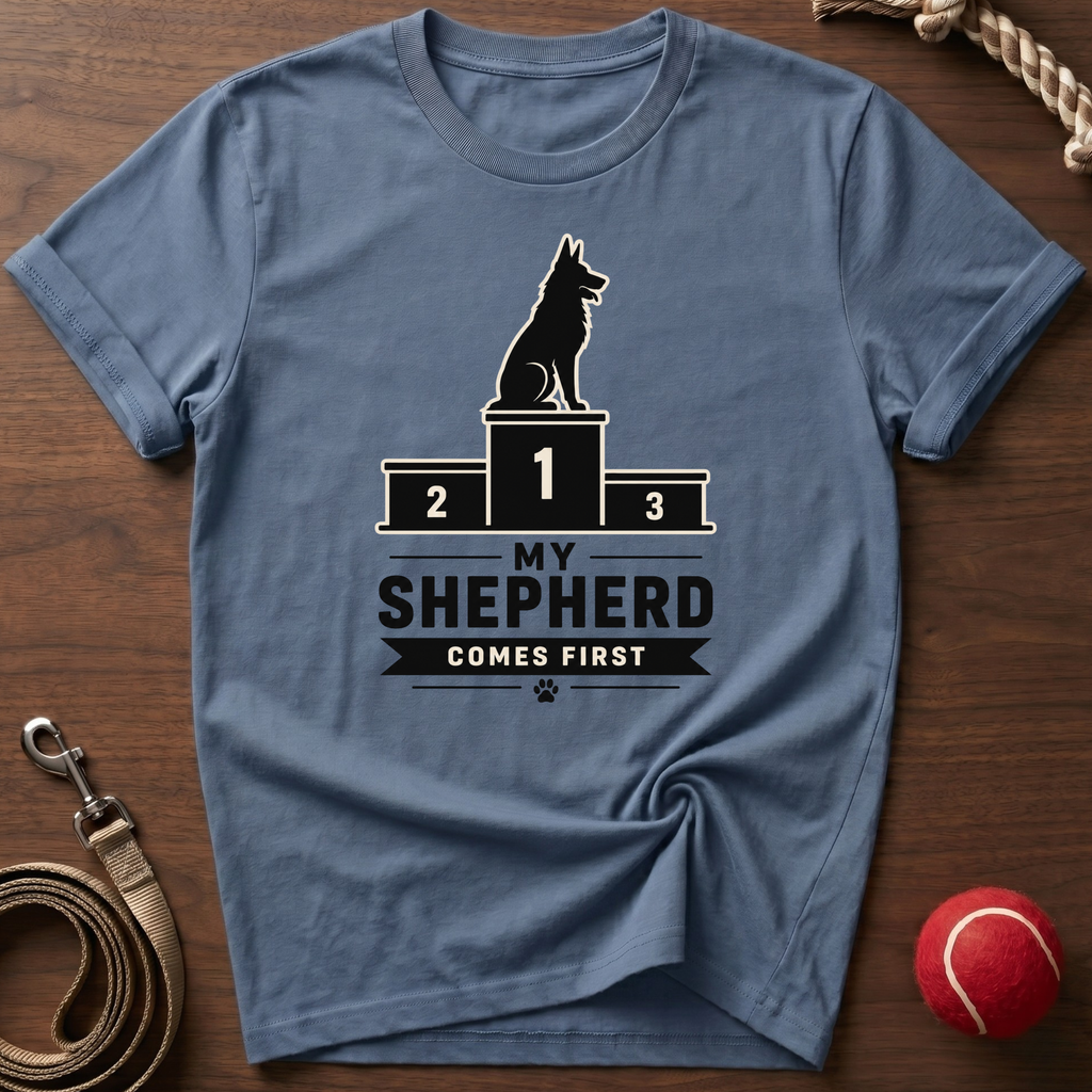 My Shepherd Comes First T-Shirt
