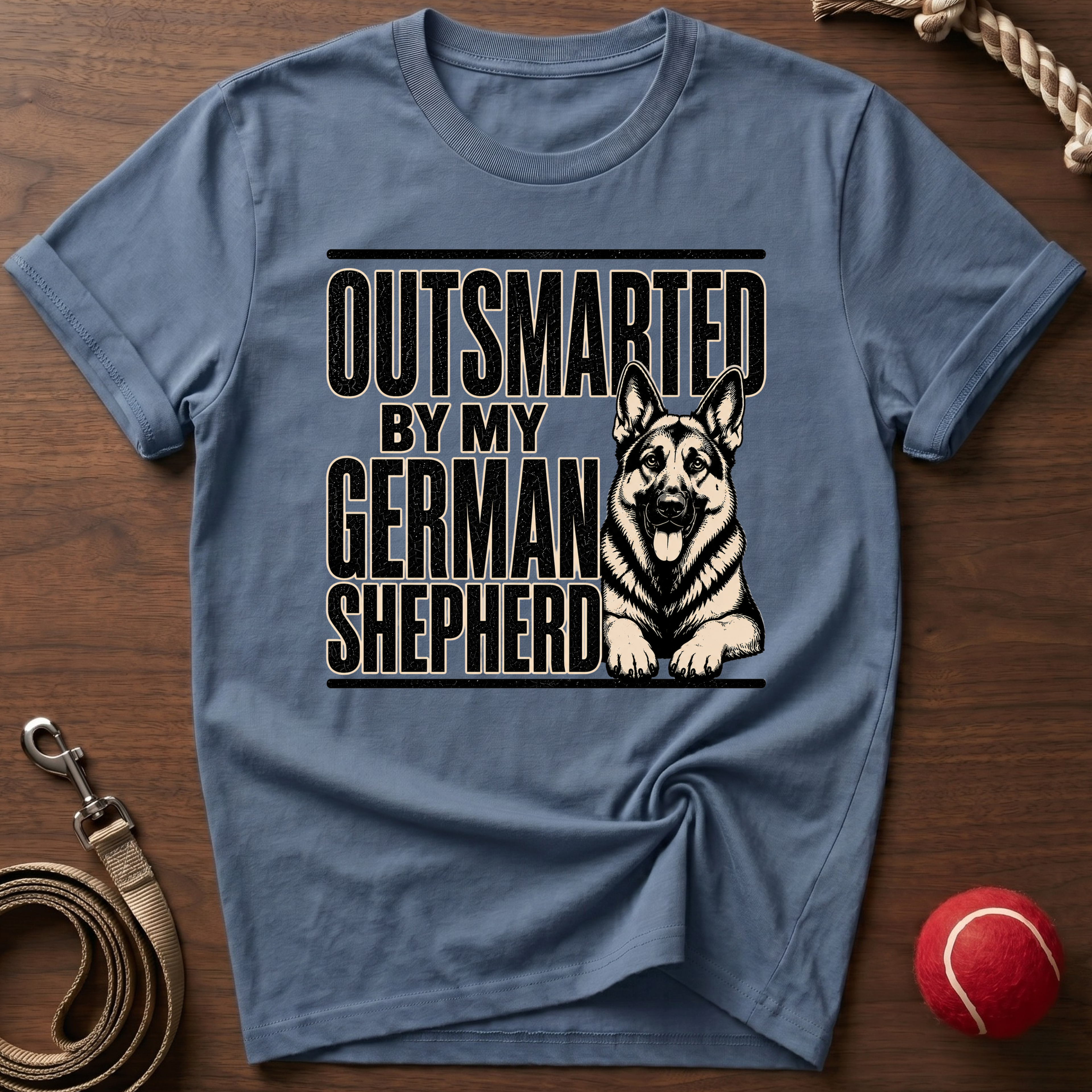 Outsmarted By My German Shepherd T-Shirt