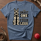 The Smart One Has Four Legs T-Shirt