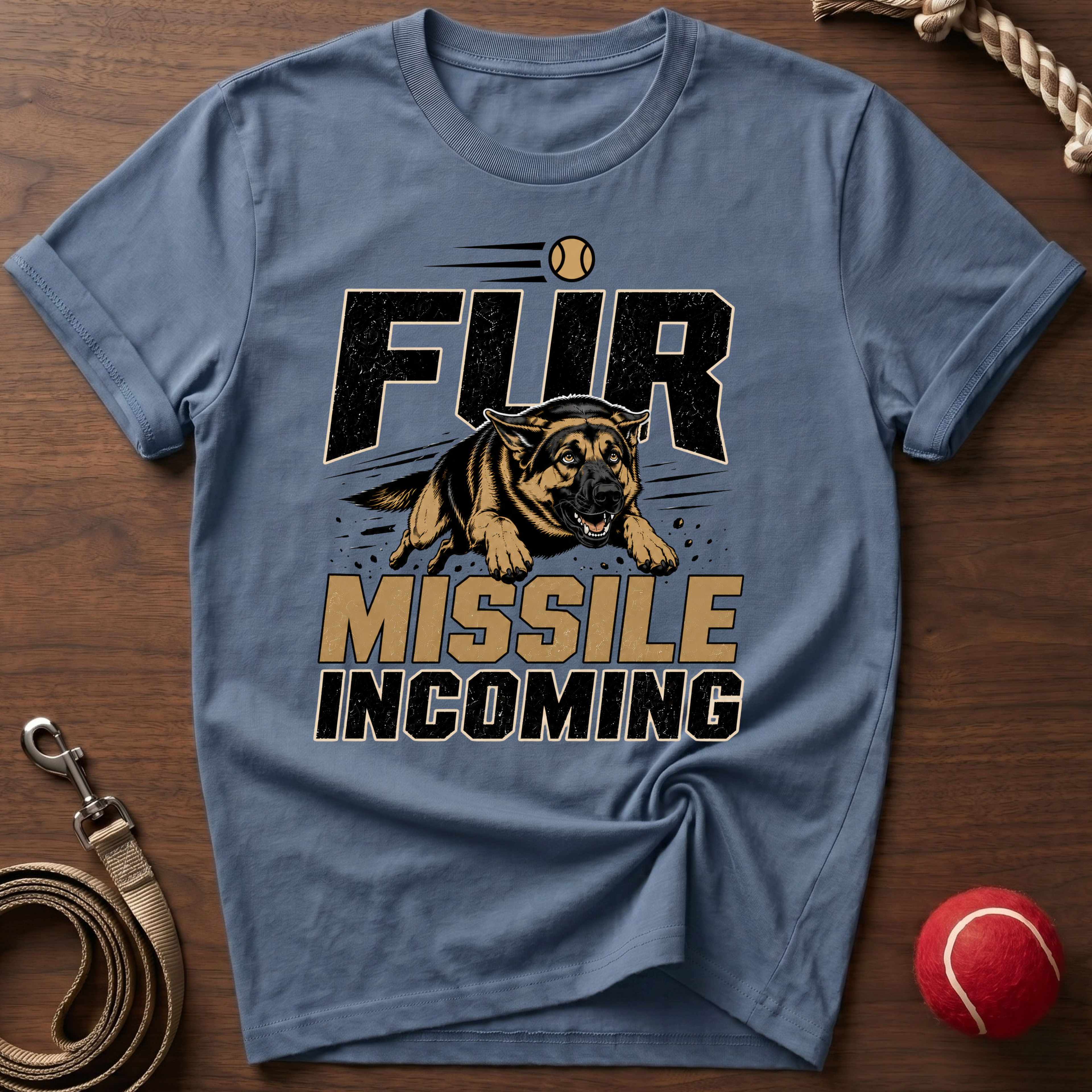 Fur Missile Incoming T-Shirt