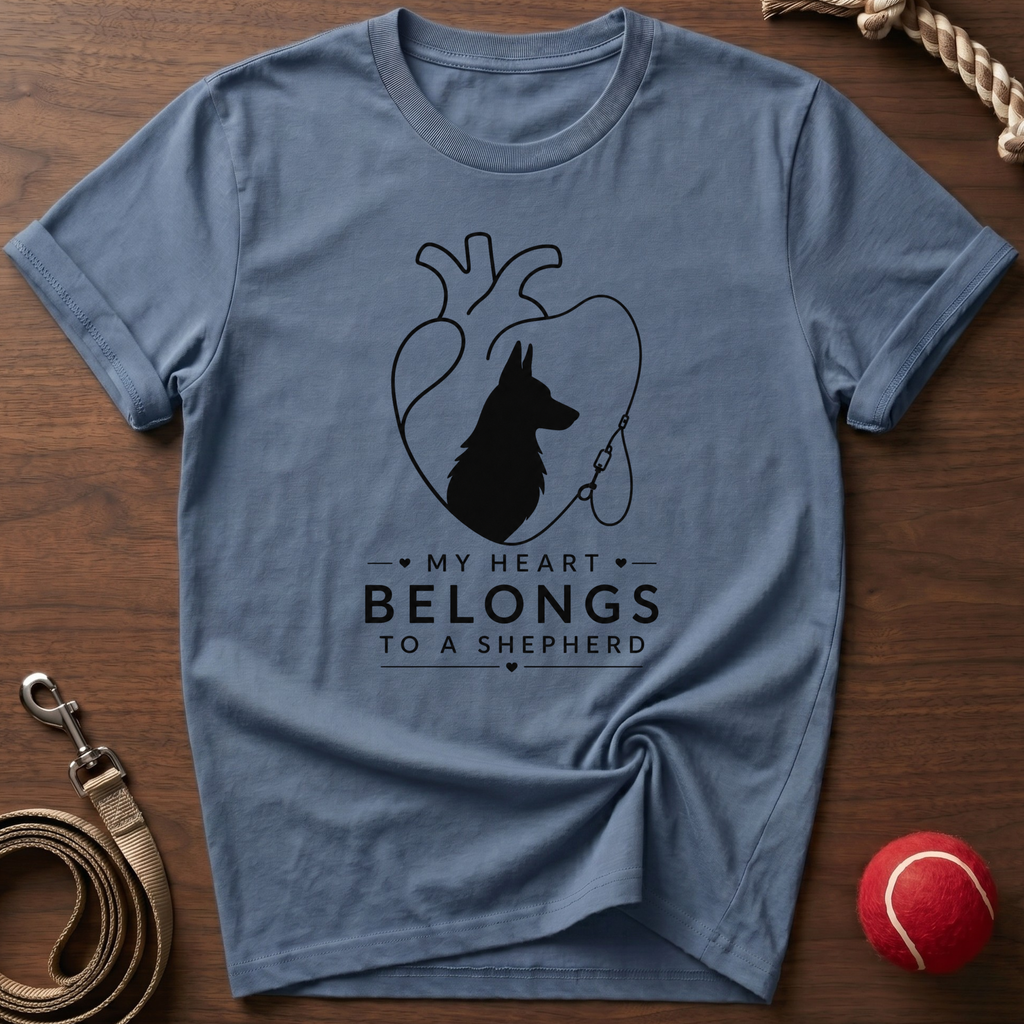 My Heart Belongs To A Shepherd T-Shirt