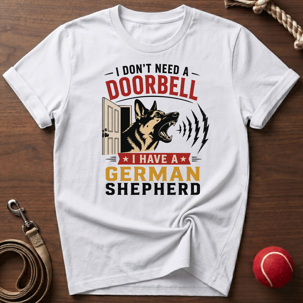 Doorbell: German Shepherd T-Shirt