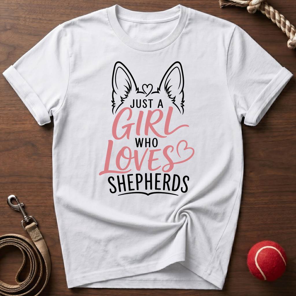 Just A Girl Who Loves Shepherds T-Shirt
