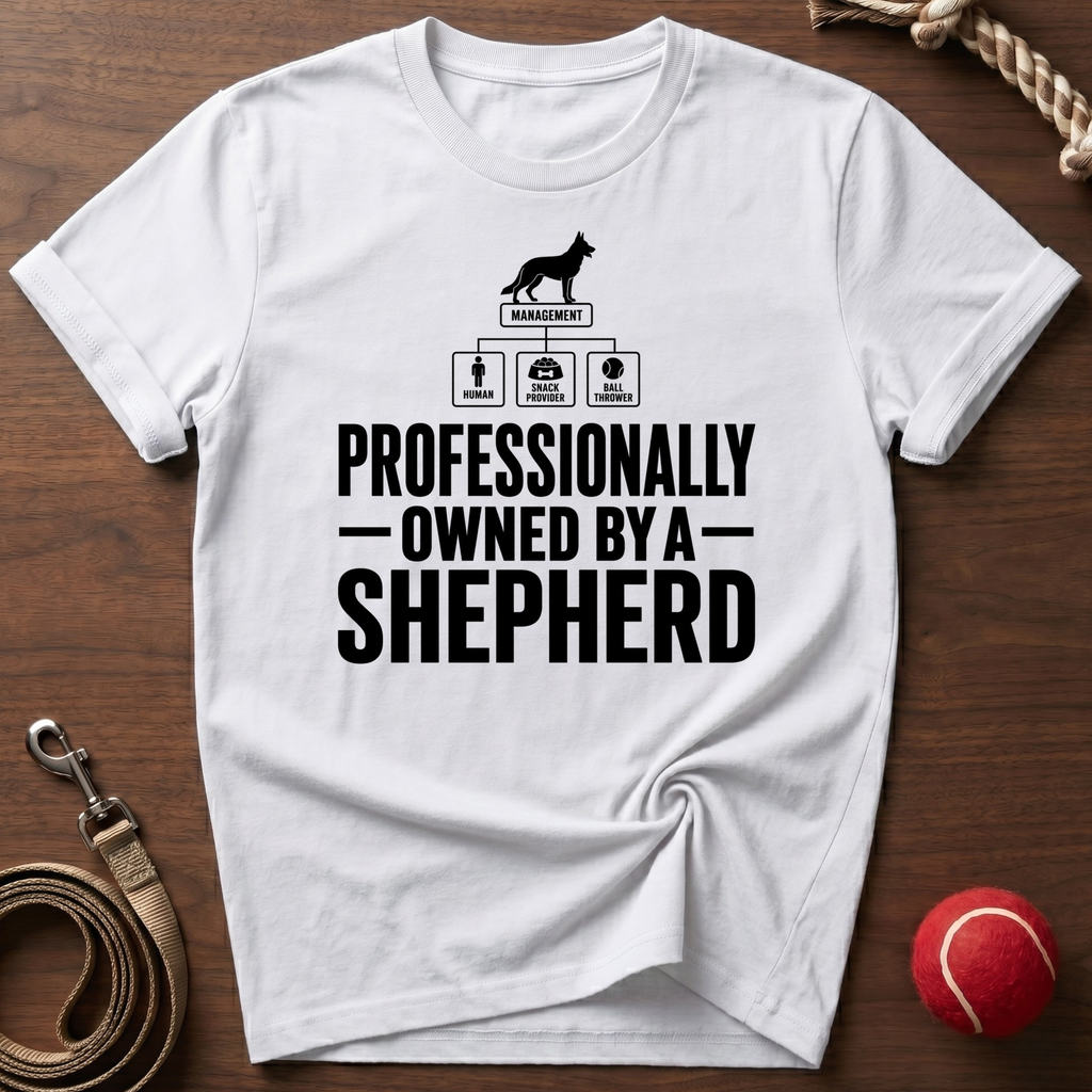 Professionally Owned By A Shepherd T-Shirt