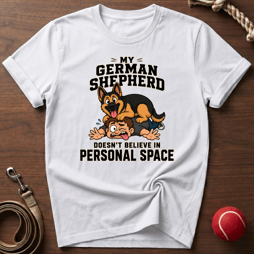 My Shepherd Doesn't Believe In Personal Space T-Shirt
