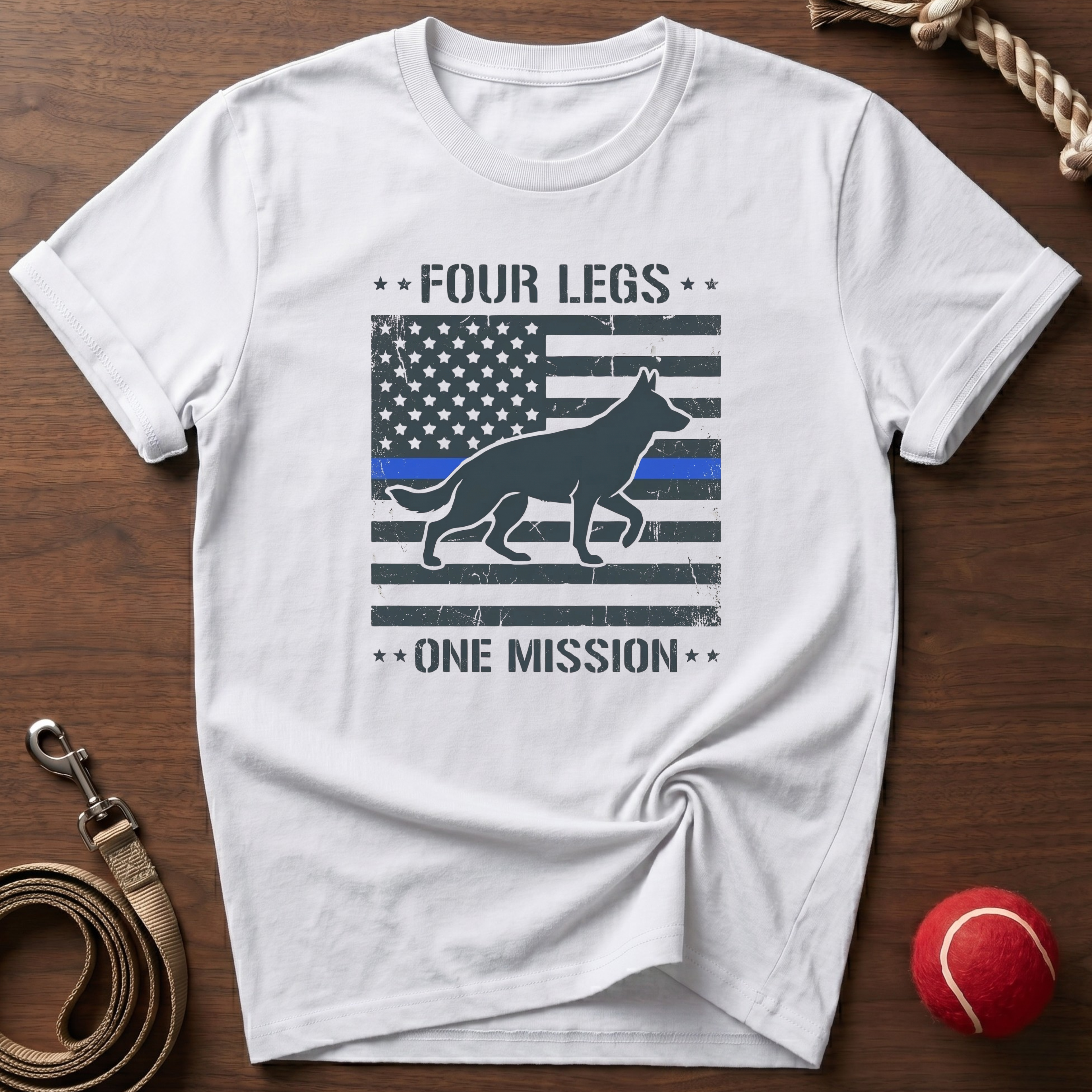 Blue Line. One Mission T-Shirt