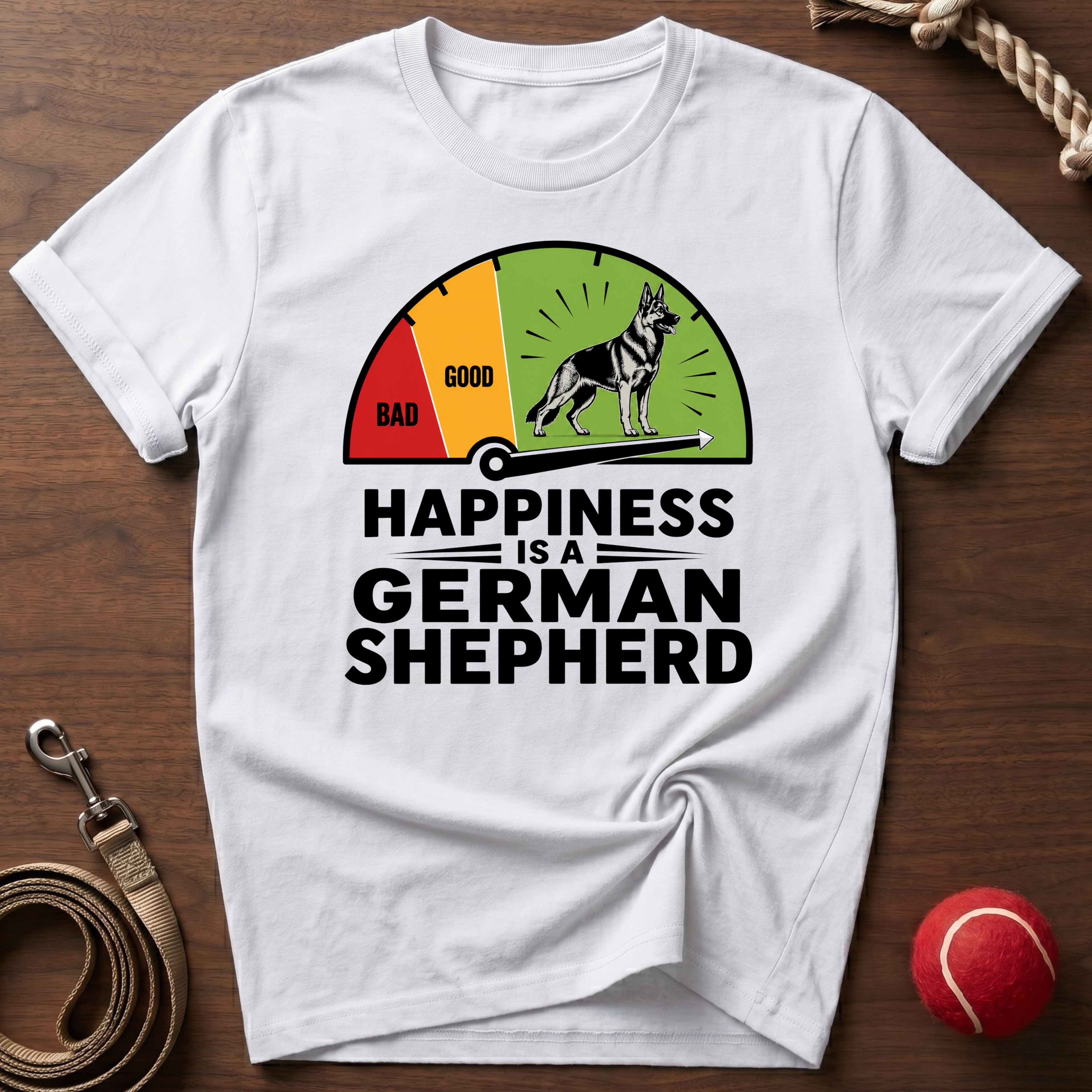 Happiness Is A German Shepherd T-Shirt
