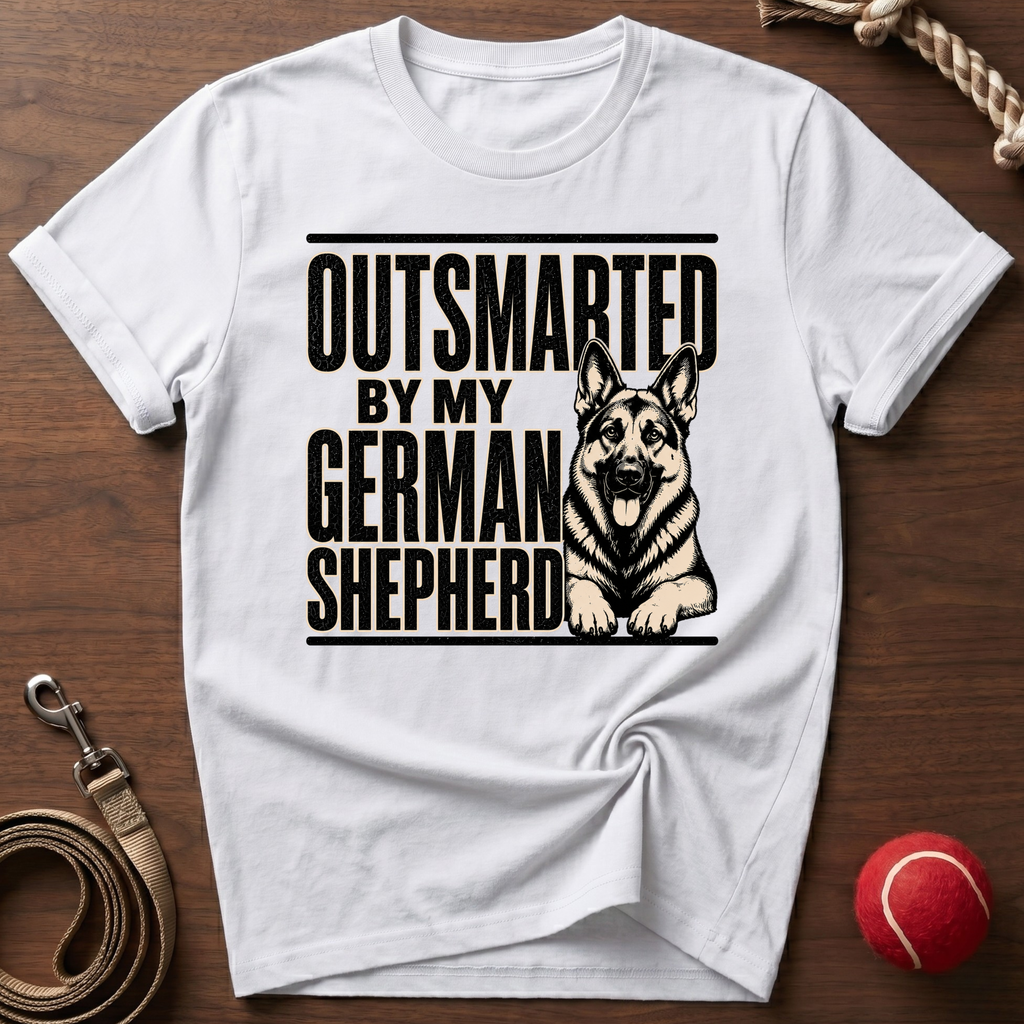 Outsmarted By My German Shepherd T-Shirt