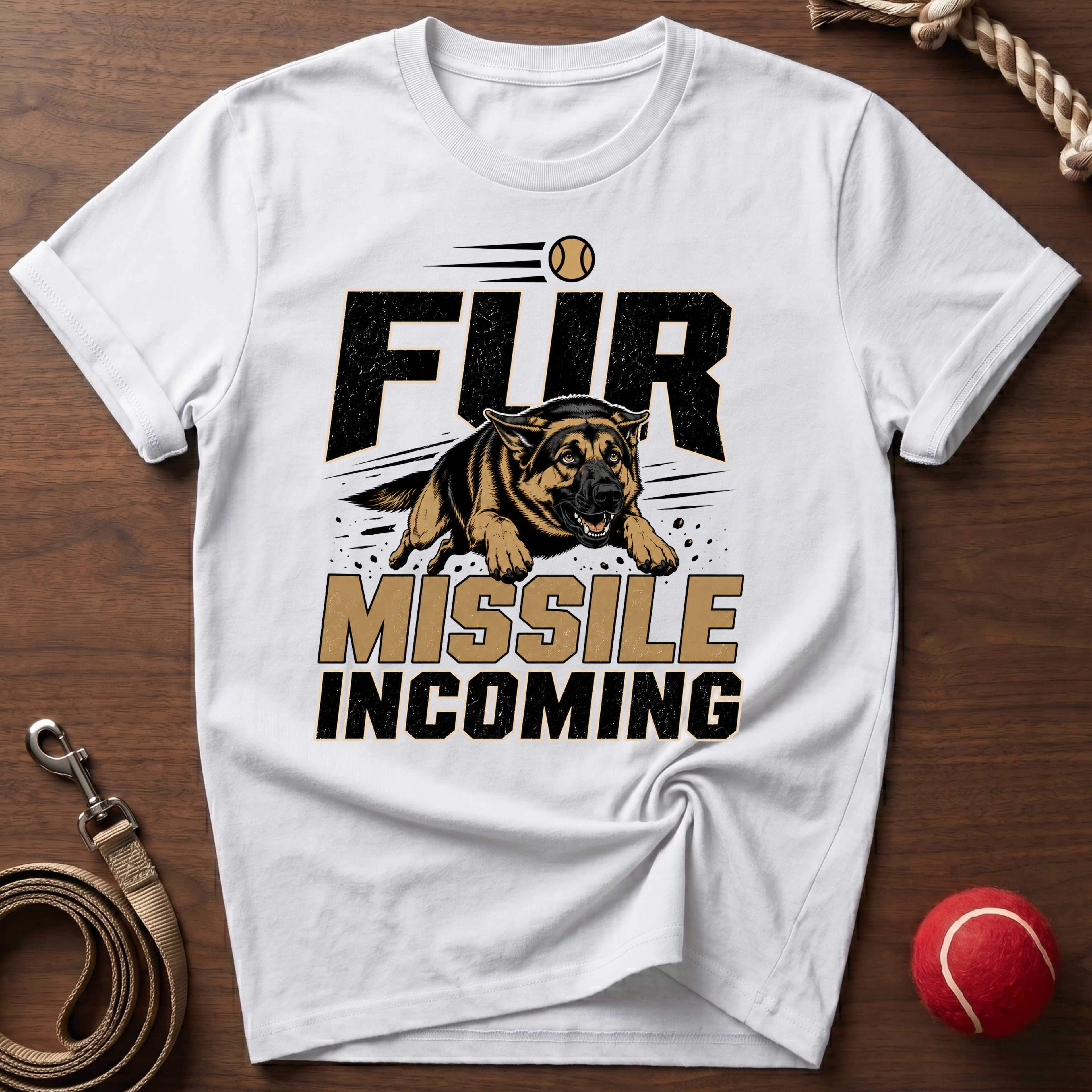 Fur Missile Incoming T-Shirt