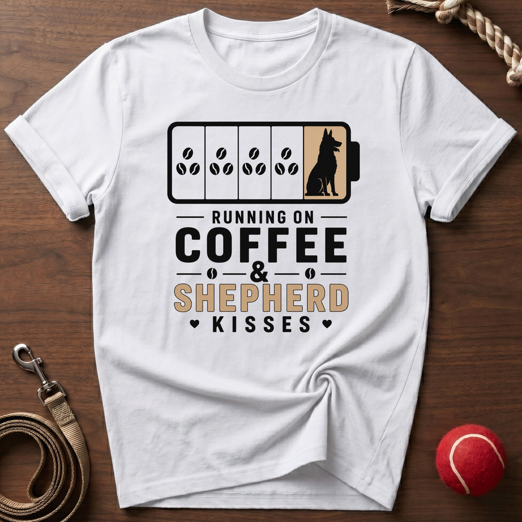 Running On Coffee & Shepherd Kisses T-Shirt
