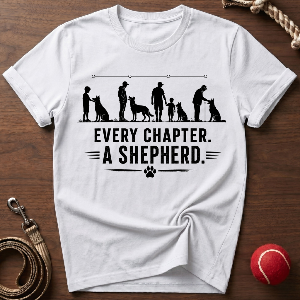 Every Chapter. A Shepherd T-Shirt